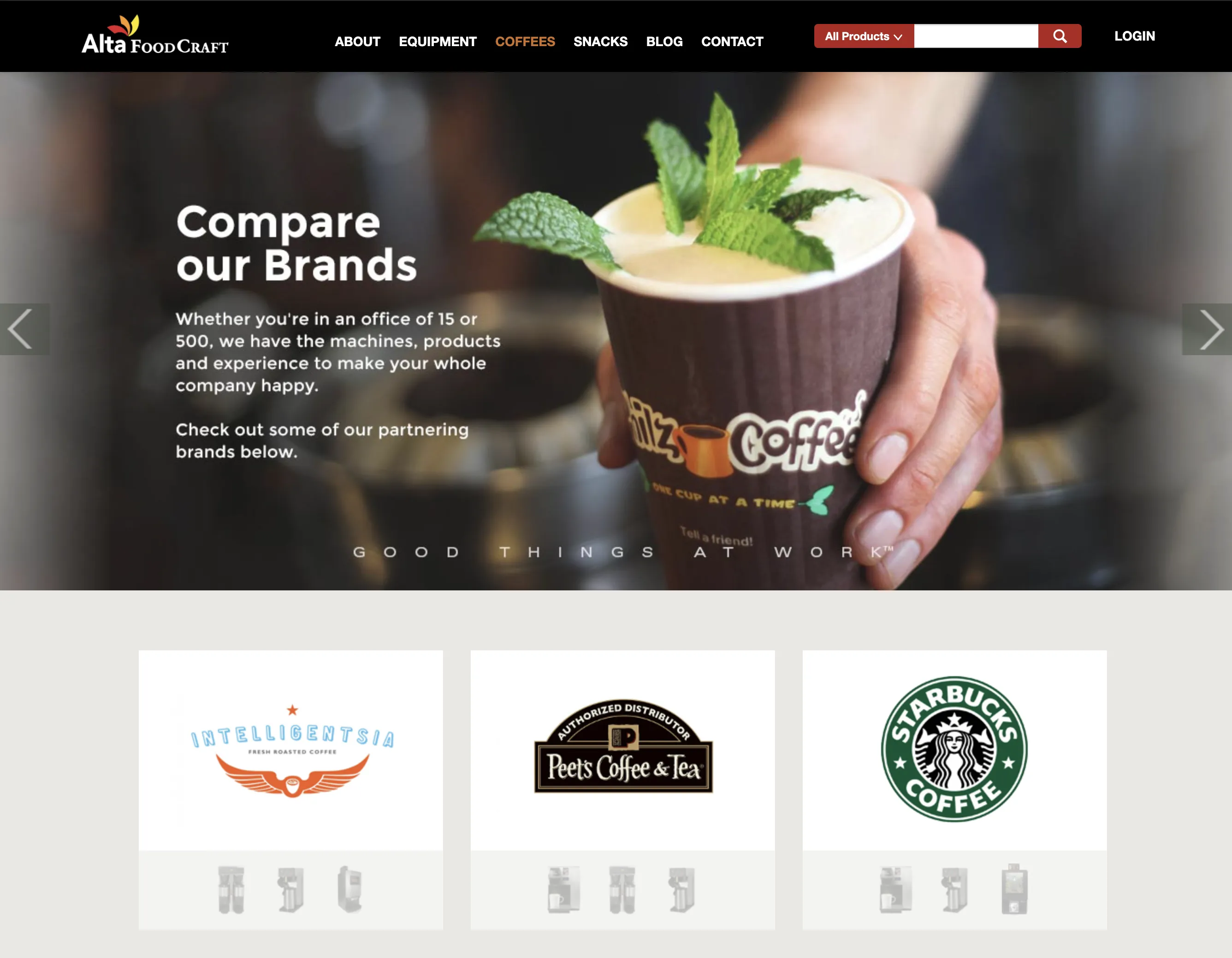 Alta Foodcraft - Portfolio example